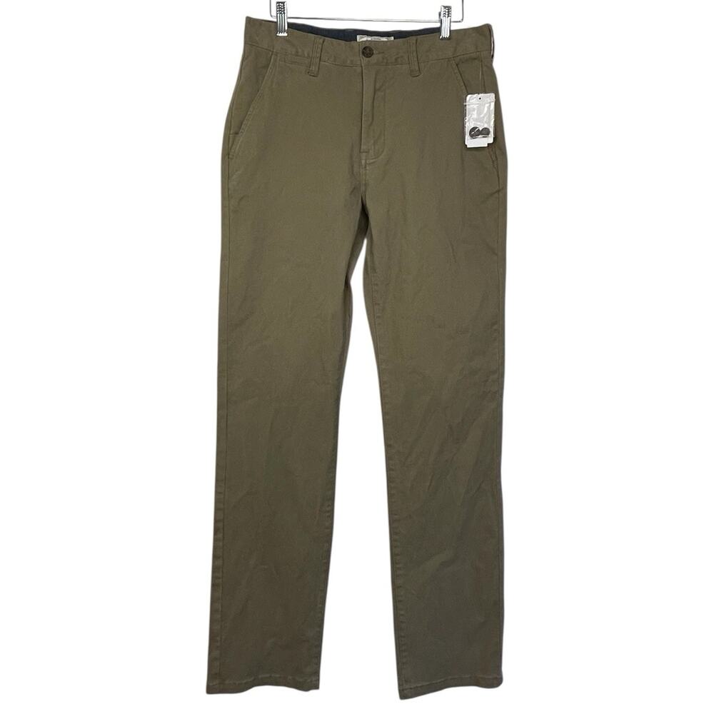 Flag And Anthem Khaki Portland Relaxed Straight Pants Mens Size 29x34 Casual